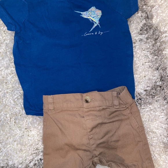 Crown and ivy bundle euc 3months - 2 tops 2 shorts - Picture 5 of 5